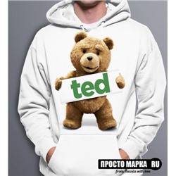 Толстовка с капюшоном Hoodie с медведем Тед