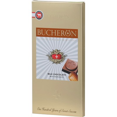 BUCHERON. Superior. Молочный с фундуком 100 гр. карт.упаковка