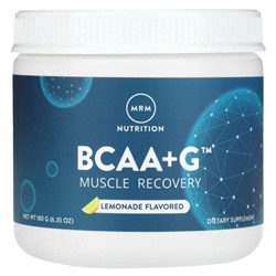 MRM Nutrition, BCAA + G, восстановление мышц, лимонад, 180 г (6,35 унции)