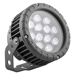 Прожектор ландшафтно-архитектурный Feron LL-883, IP65, LED, 12 Вт, 150х150х200 мм, цвет металлик