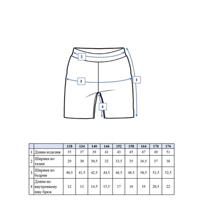 Шорты трикотажные для мальчиков
