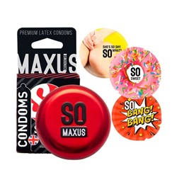 Презервативы MAXUS Ultra thin, ультратонкие, 3 шт.