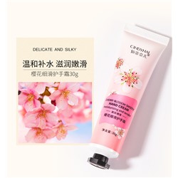Крем для рук с ароматом лепестков Сакуры CINDYNAL Cherry Blossom Smooth Hand cream, 30 гр