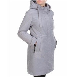 6026 GRAY Куртка демисезонная женская DATURA (100 гр. синтепон)