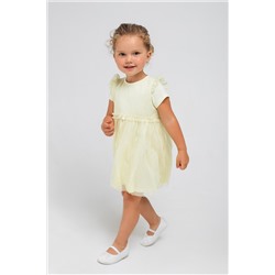 Платье  для девочки  КР 5736/бледно-лимонный к319