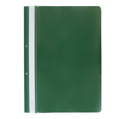 Папка-скоросшиватель Stanger А4, зеленая, пластик 180 мкм, карман для маркировки