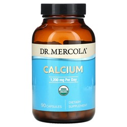 Dr. Mercola, Кальций, 1200 мг, 90 капсул