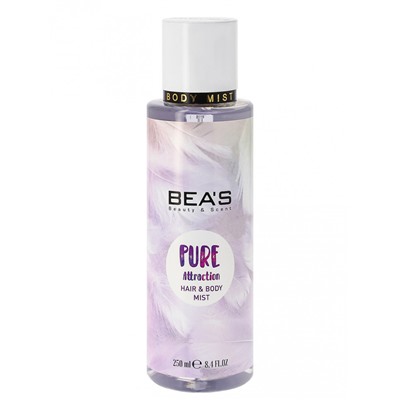 Мист для тела и волос Beas Body & Hair Pure Attraction  250 ml 3 шт.