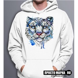 Толстовка Hoodie Тигр blue