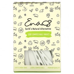 Earth's Natural Alternative, Compostable Knifes, 100 Pack