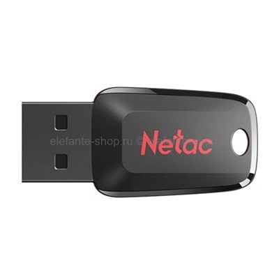 Флеш-накопитель USB2.0 128GB Netac U197 Mini Black Red (UM)