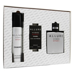 Подарочный набор Chanel Allure Homme Sport 3 в 1 150 ml x 7 ml x 100 ml