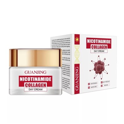 GUANJING  Крем для лица NICOTINAMIDE Collagen Дневной Против Морщин и Пигментных пятен  50г  (GJ-81952)