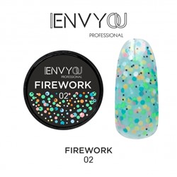 Гель-лак светящийся Firework 02 Envy, 6 гр.