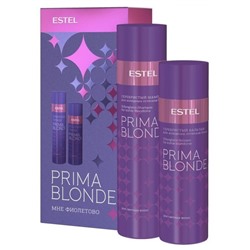 Набор ESTEL PRIMA BLONDE "Мне фиолетово" для холодных оттенков блонд шампунь 250 мл + бальзам 200 мл