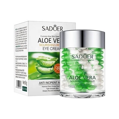 SADOER  Крем для век ALOE VERA Питательный Антивозрастной  (шарики)  60г  (SD-51780)