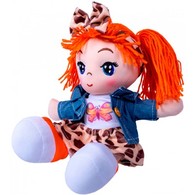 Кукла Oly 26 см Кира оранжевые волосы мягк. ВВ5515 в Самаре