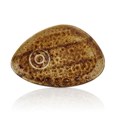 Cowry Yellow Блюдце 25*17 cм,(для чашки 81229383)  фарфор, By Bone /1