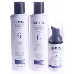 Nioxin система 6 набор 150мл+150мл+40мл мил