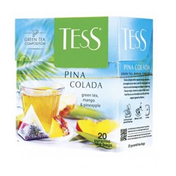 Чай Тесс зеленый Tess Pina Colada 20 пир