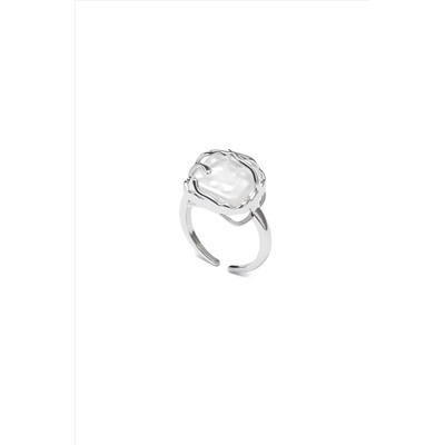 Кольцо с массивным камнем перстень крупное разомкнутое кольцо "Королевство полной Луны" MERSADA #925626