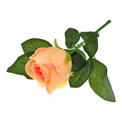 TCV009-04 Искусственный цветок Роза, 29х7см, цвет жёлтый