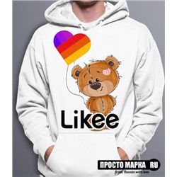 Толстовка Hoodie Likee с мишкой