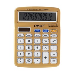 Калькулятор настольный 12-разрядный SDC-3822C, МИКС