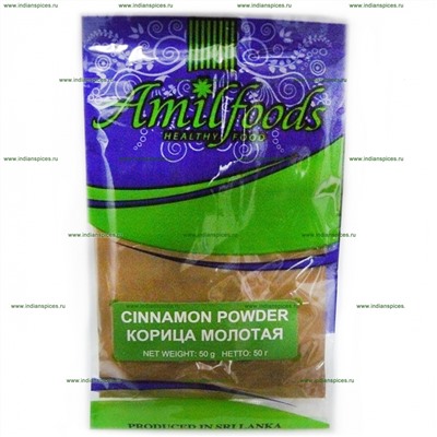 Корица молотая "Amilfoods"