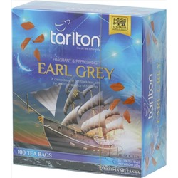 TARLTON. Earl Grey 200 гр. карт.пачка, 100 пак.