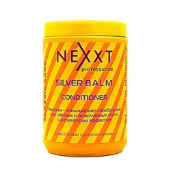 Nexxt Silver Balm / Бальзам-кондиционер серебристый для светлых и седых волос с антижёлтым эффектом, 1000 мл