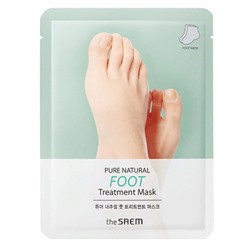Маска-носочки для ног THE SAEM Pure Natural Foot Treatment Mask, 8 г х 2