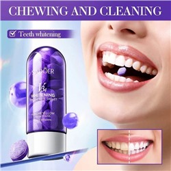 Таблетки Для Отбеливания и чистки Зубов с аминокислотами винограда Sadoer V34 Whitening Toothpaste Tablet 30шт