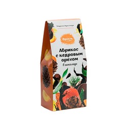 Фрукти “Абрикос с кедровым орехом” в шоколаде 120 г Солнечная Сибирь