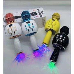 Караоке-микрофон Hi-Fi Speaker с подсветкой  оптом