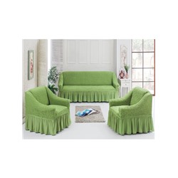 Чехол для мебели 3 предм, св./зелёный (светло-зелёный)