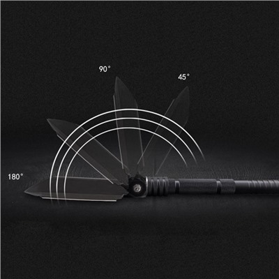 Лопата многофункциональная 7в1 в чехле, 67 см, черная