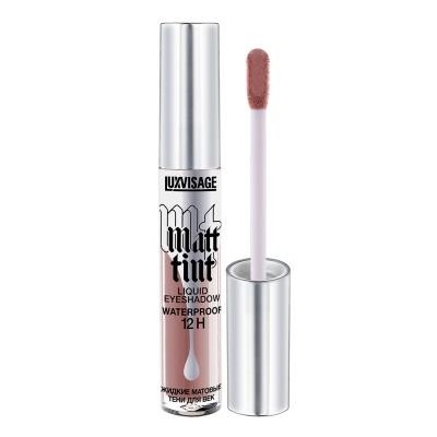 LUXVISAGE Жидкие матовые тени д/век "Matt tint waterproof 12H" т.106 Dusty Mauve (5)