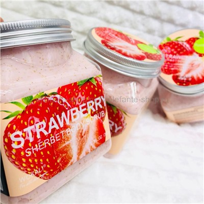 Скраб для тела Wokali Strawberry Sherbet Body Scrub (125)