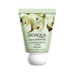 Крем для рук парфюмированный (фиалка, пачули, мускус) BIOAQUA Aromatic moist hand cream, 30 гр