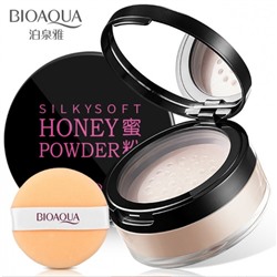 Рассыпчатая пудра для лица BIOAQUA SILKY SOFT HONEY (01 натуральный)