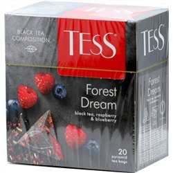 TESS. Pyramids Collection. FOREST DREAM (черный) карт.пачка, 20 пирамидки