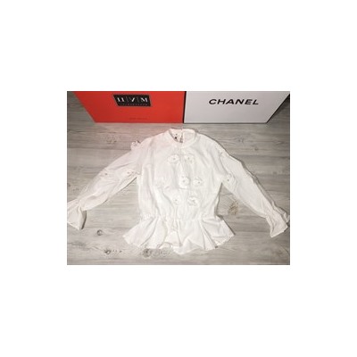 Блузка, размер единый 42-46, цвет белый