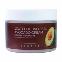 Jigott Крем для лица Авокадо лифтинг Lifting Real Avocado Cream, 150мл