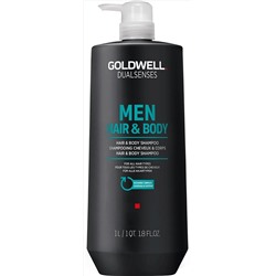 Gоldwell dualsenses for men шампунь для волос и тела 1000 мл (д)