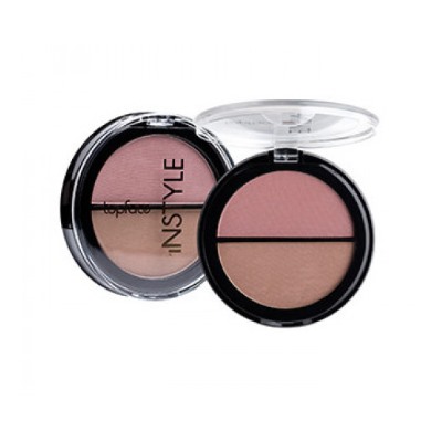 Topface Instyle Румяна Twin Blush On  №004 пудровый,коричневый  - PT353