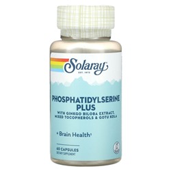 Solaray, Phosphatidylserine Plus, 60 капсул