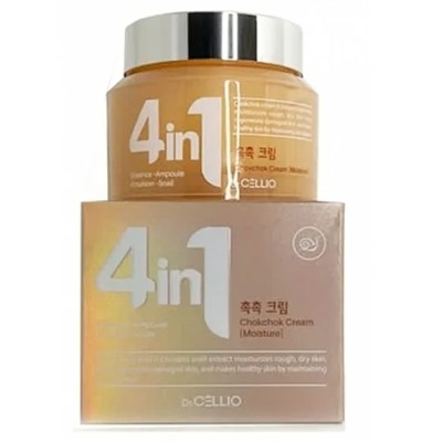 DR.Cellio Крем с муцином улитки G50 4 In 1 Chokchok Snail Cream