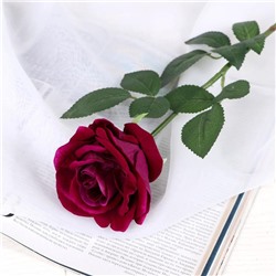 Цветы искусственные "Роза Ариозо" 9х70 см, фиолетовый