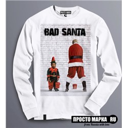 Толстовка Свитшот Новогодняя Bad Santa new